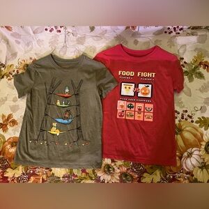 BOYS 8/10 CAT&JACK SHORT SLEEVE SHIRT BUNDLE l